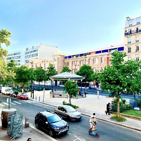 Apartment Deux Pieces Familial Chic Et Confortable - Square Courteline - Nation - Centre